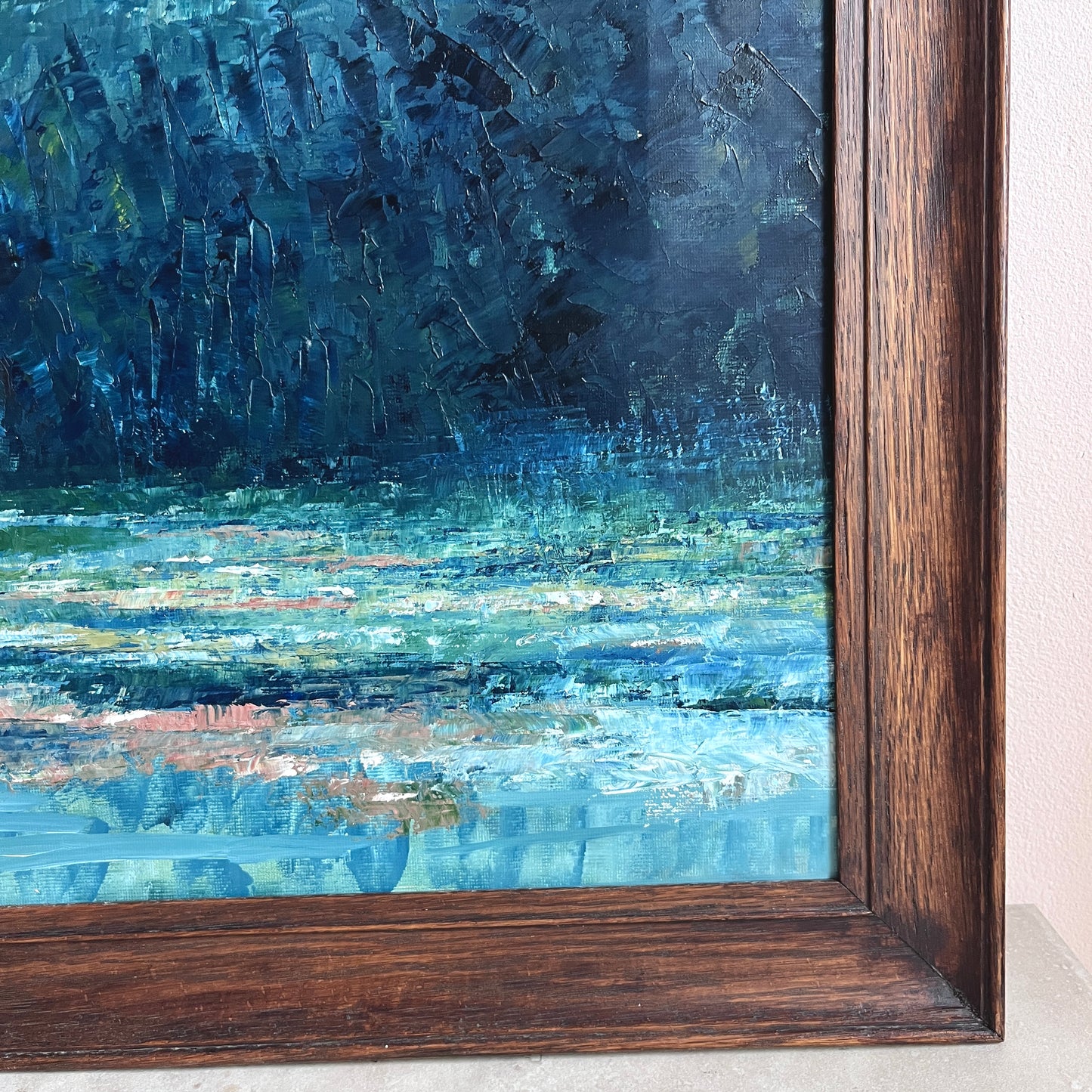 Original Mid-Century Landscape Oil Painting