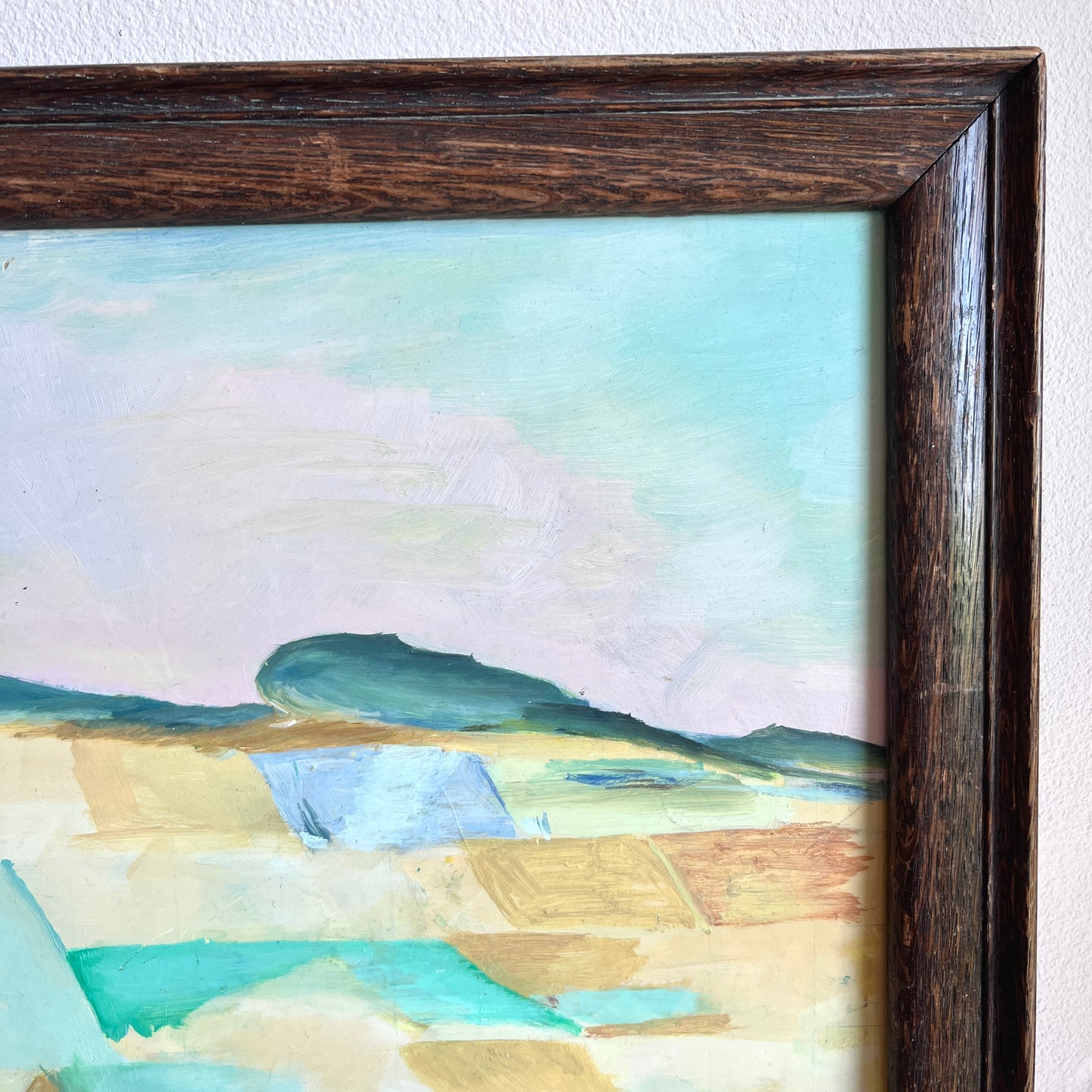 Original Mid-Century Landscape Oil Painting
