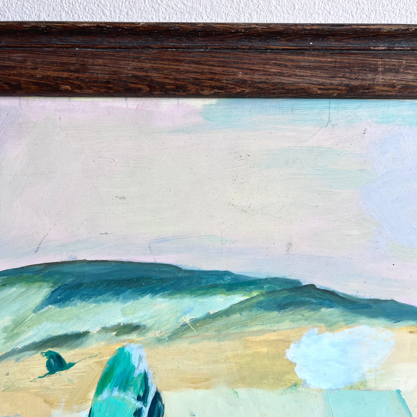 Original Mid-Century Landscape Oil Painting