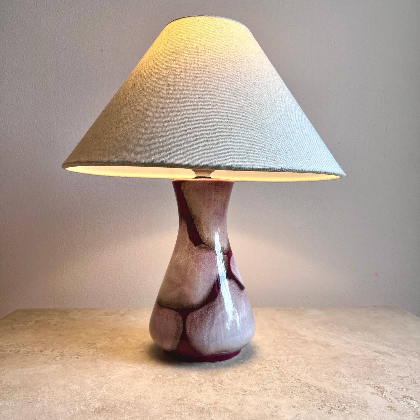Vintage Ceramic West German Table Lamp