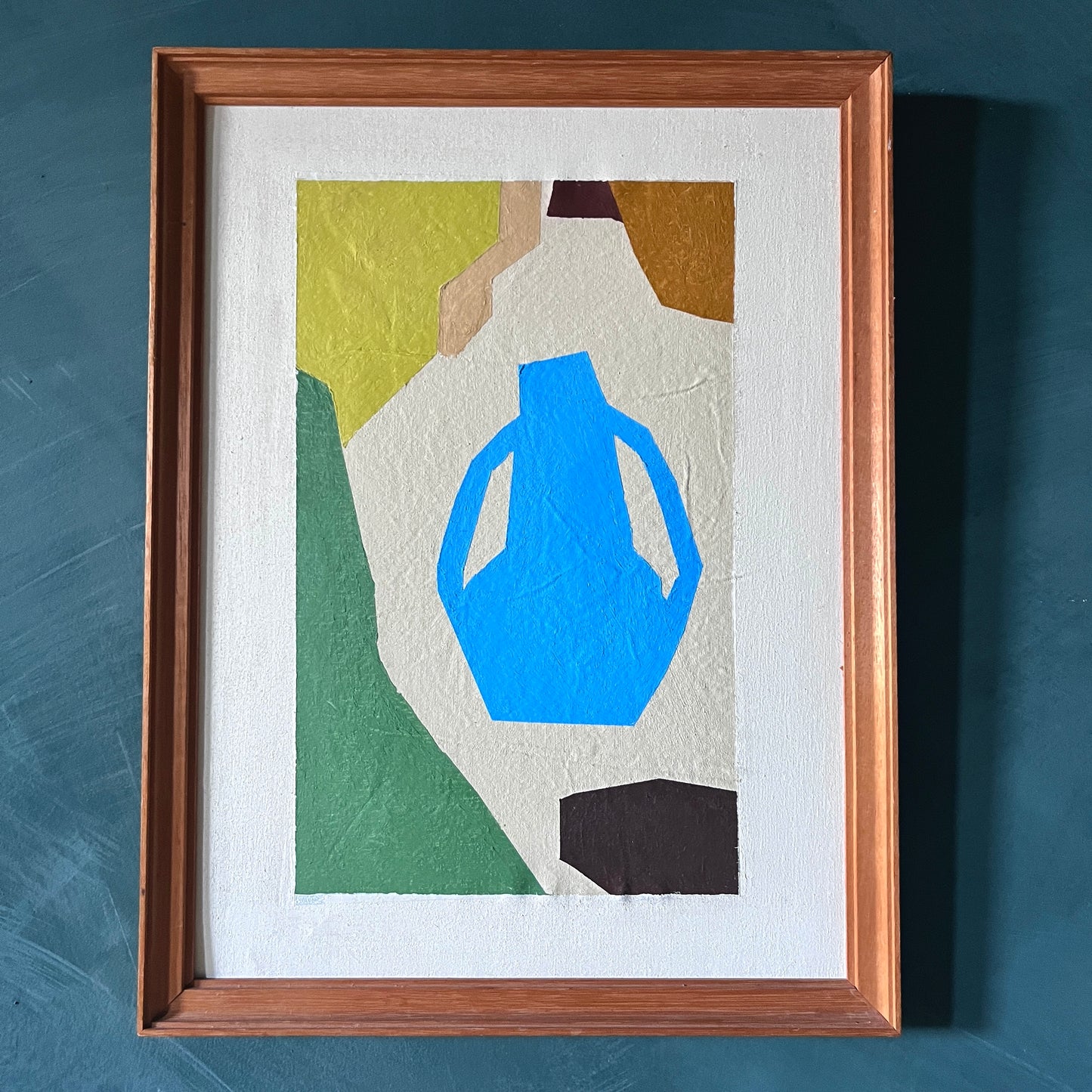 Wonky Vessel - Mixed Media on Calico