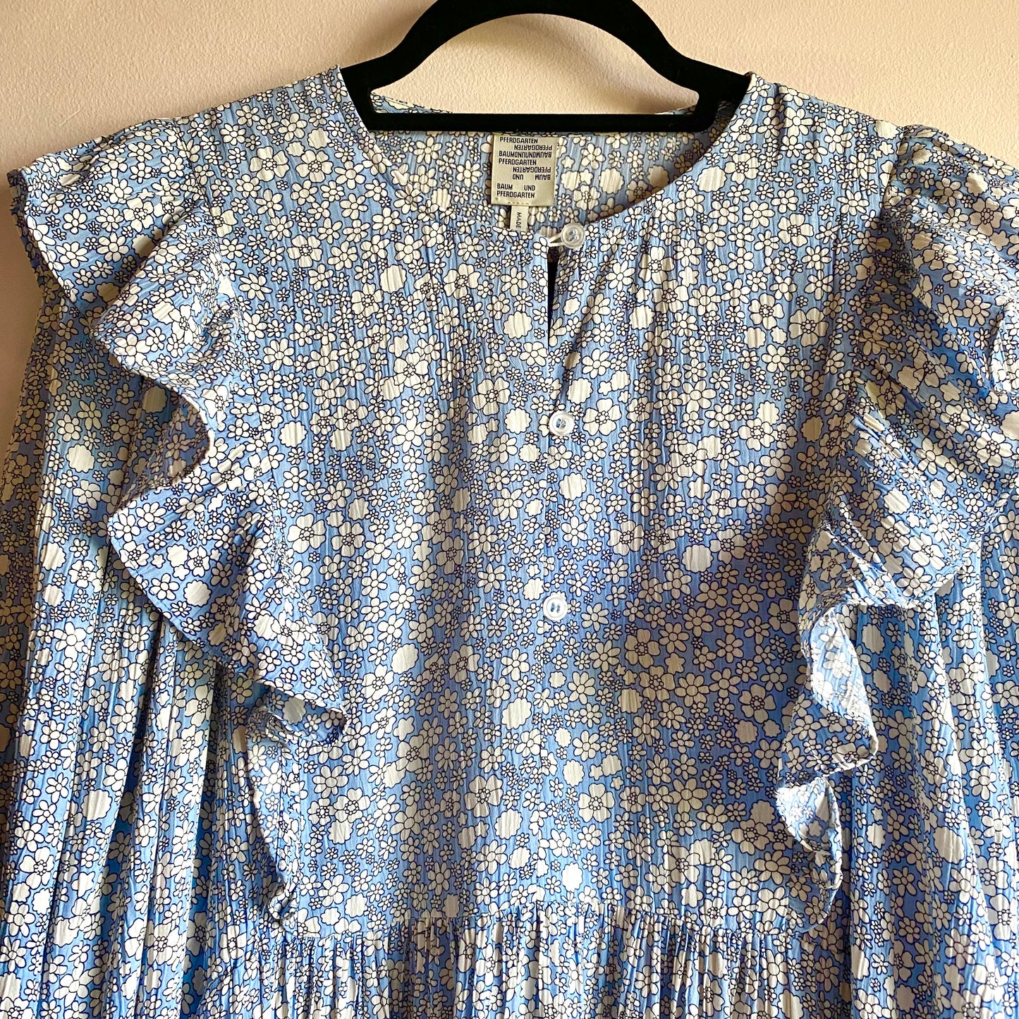 Baum Und Pferdgarten Alona Floral Midi Dress New with Tags Size 38