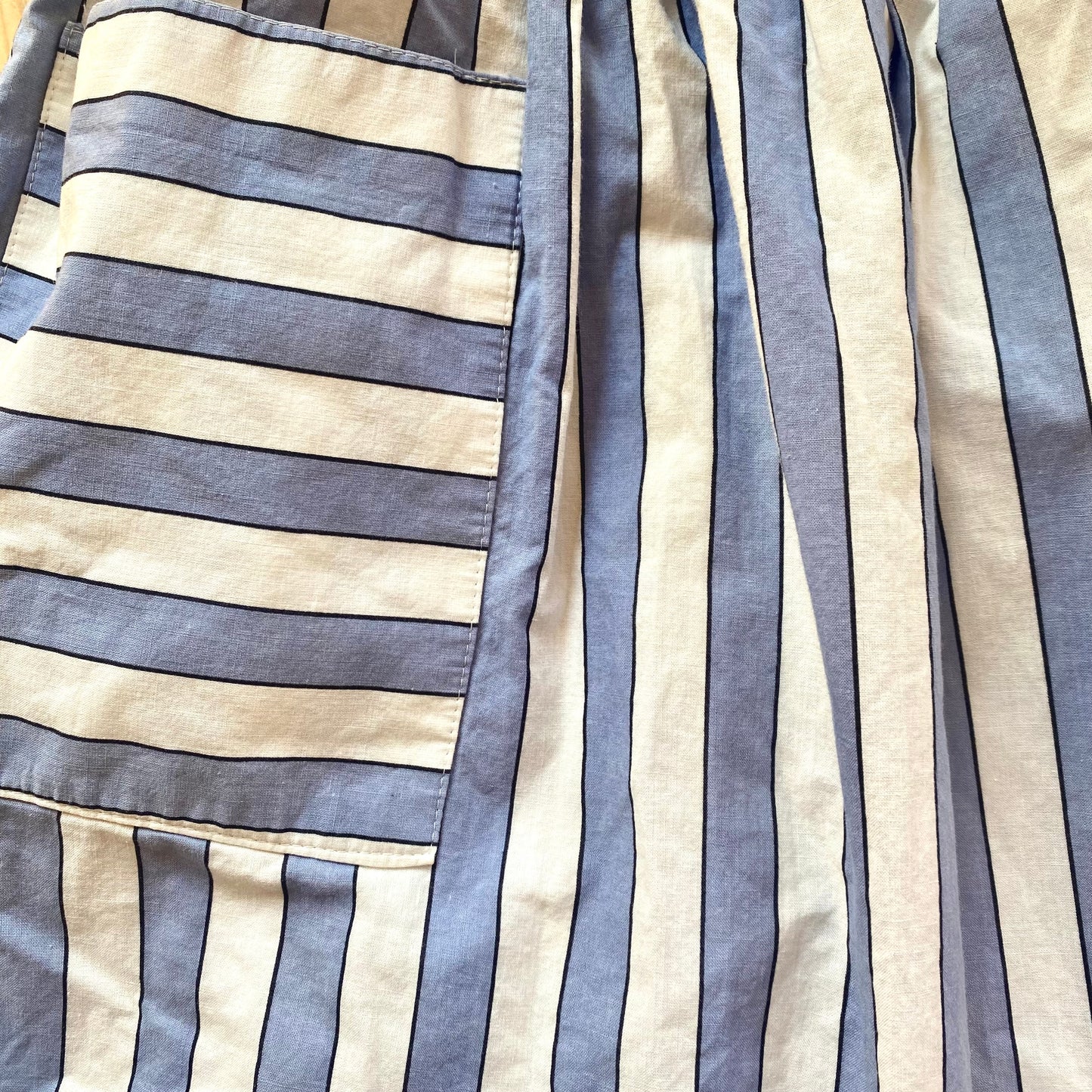 1980s Vintage Striped Skirt Size S
