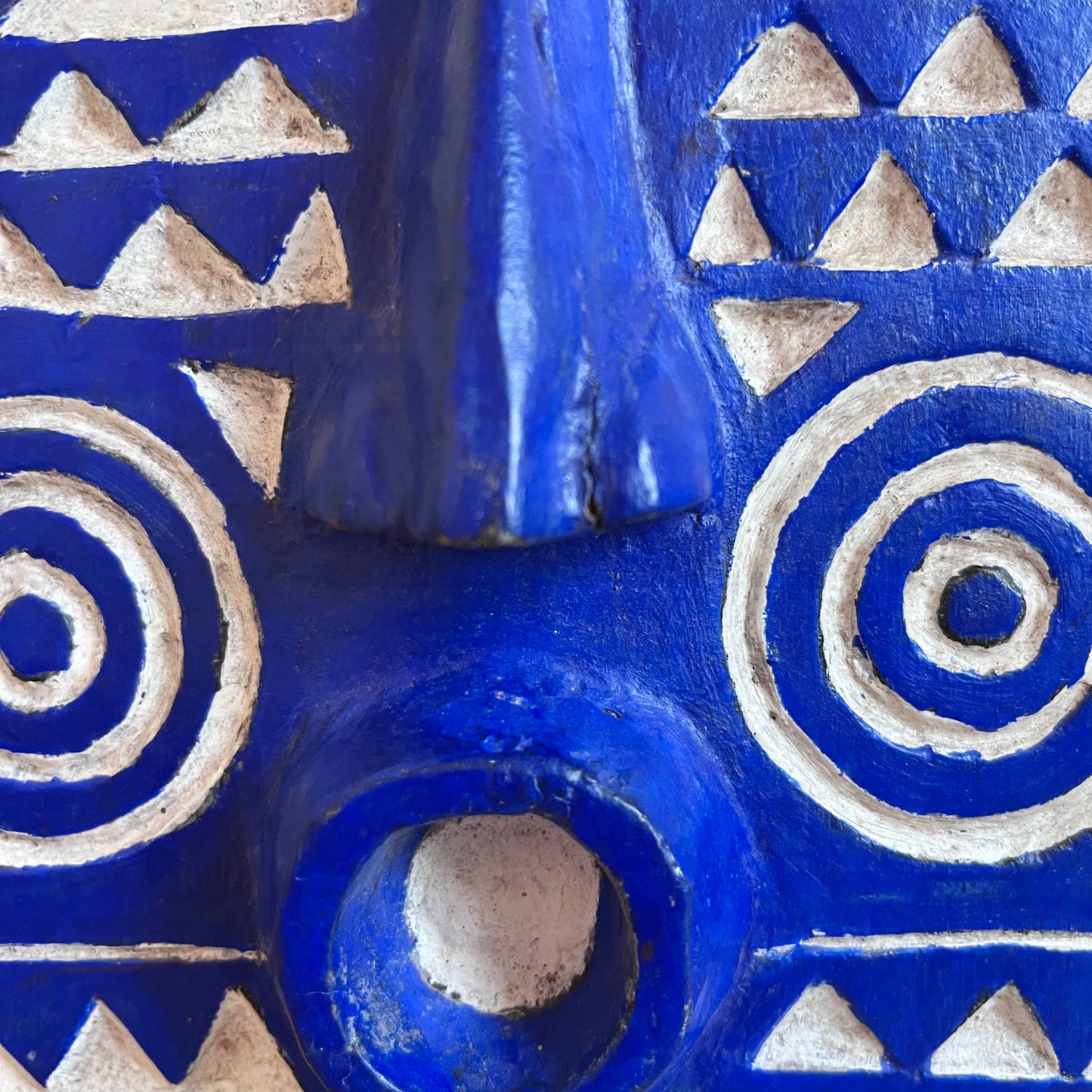 Vintage African Wooden Hand Carved Mask