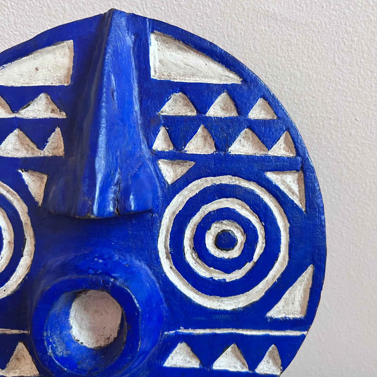 Vintage African Wooden Hand Carved Mask