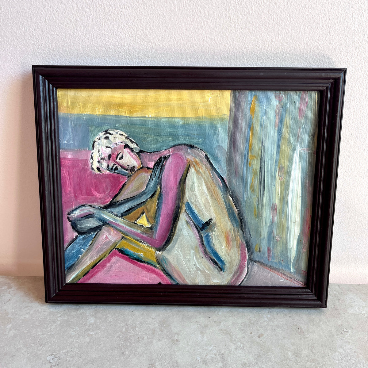 Original Modernist Style Oil Painting