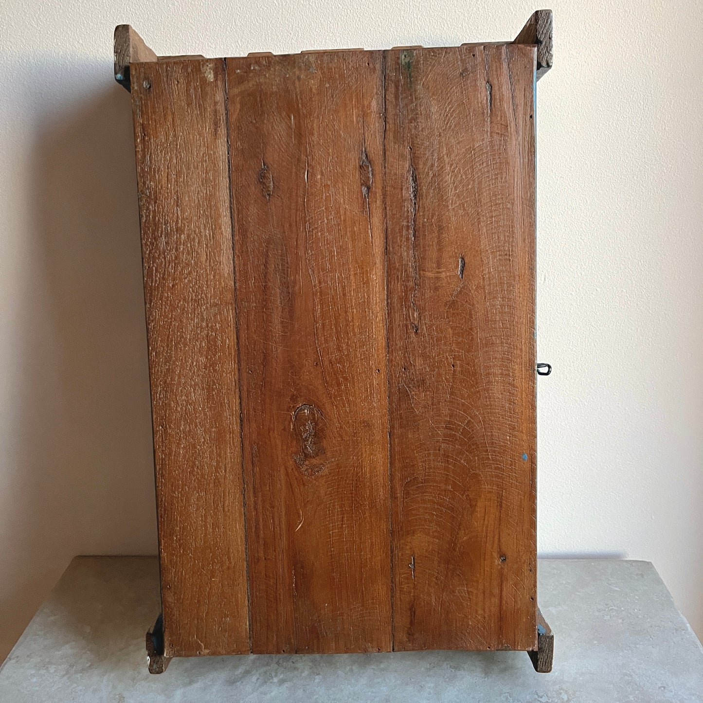 Indian Antique Wooden Glazed Cabinet