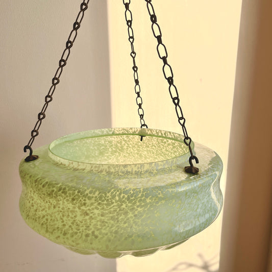 Vintage Speckled Glass Flycatcher Light Shade