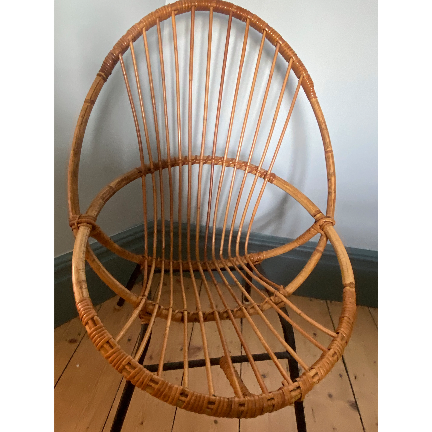 Vintage Bamboo Satellite Chair