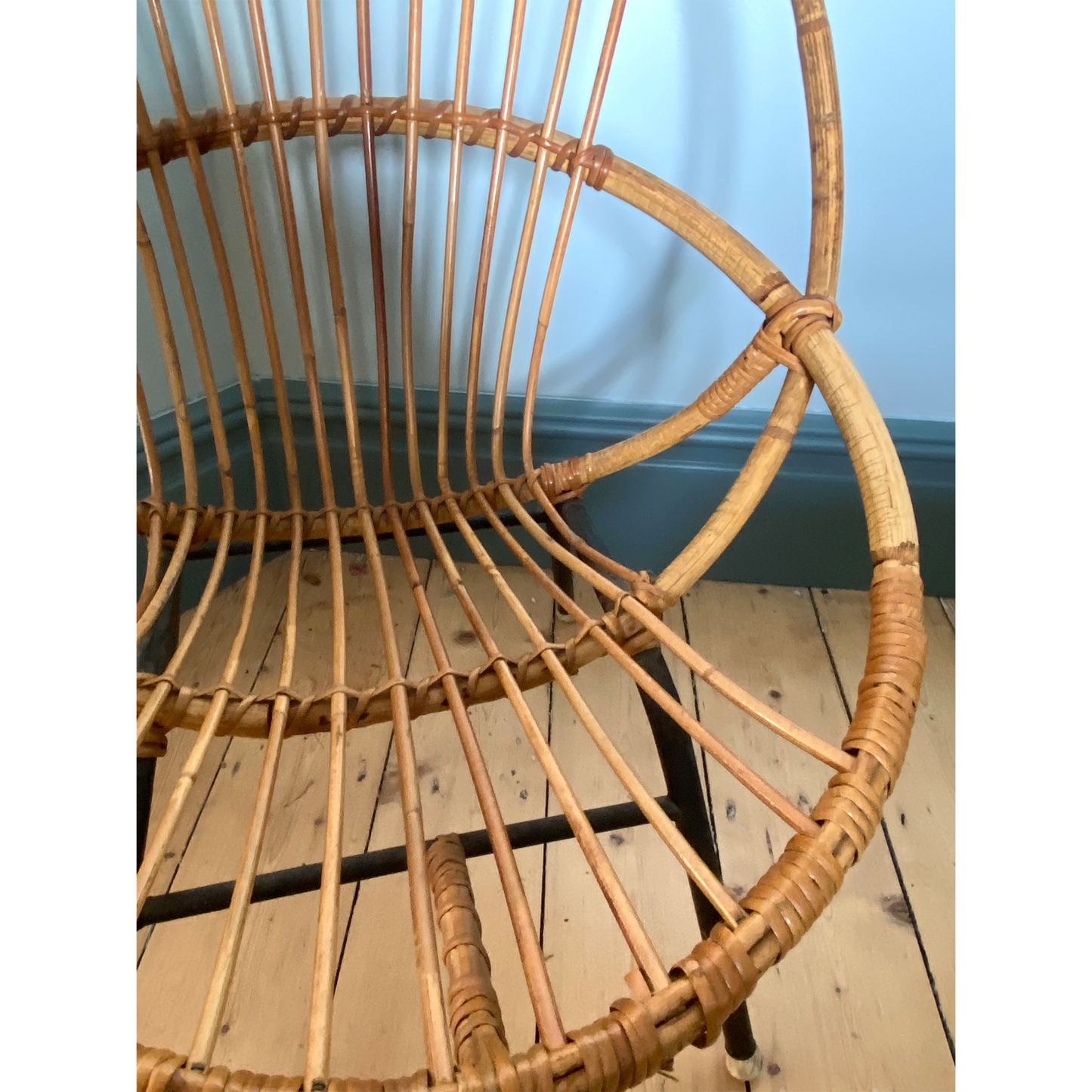 Vintage Bamboo Satellite Chair