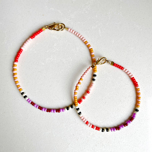 Mini Me Beaded Bracelet Set