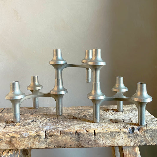 Modular Mid-Century Stoff Nagel-Style Candleholders