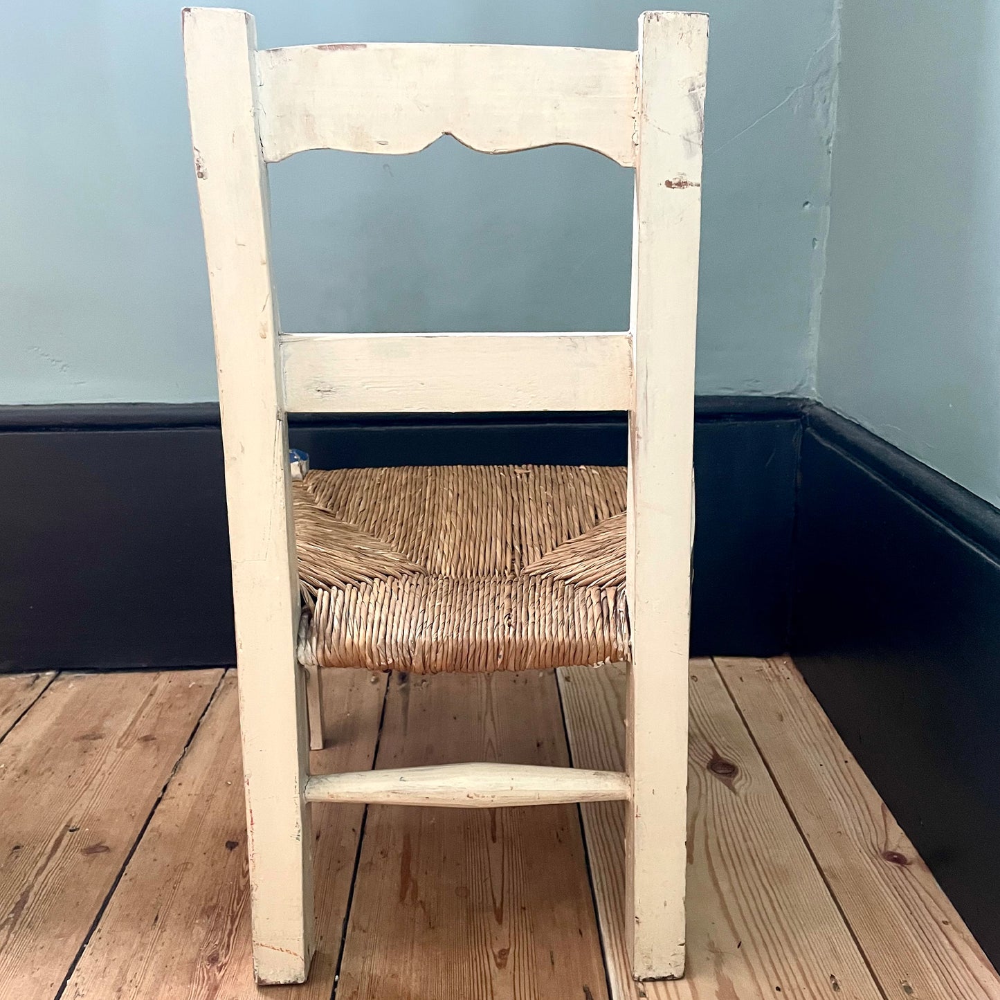 Vintage Folk-Inspired Children's Chair