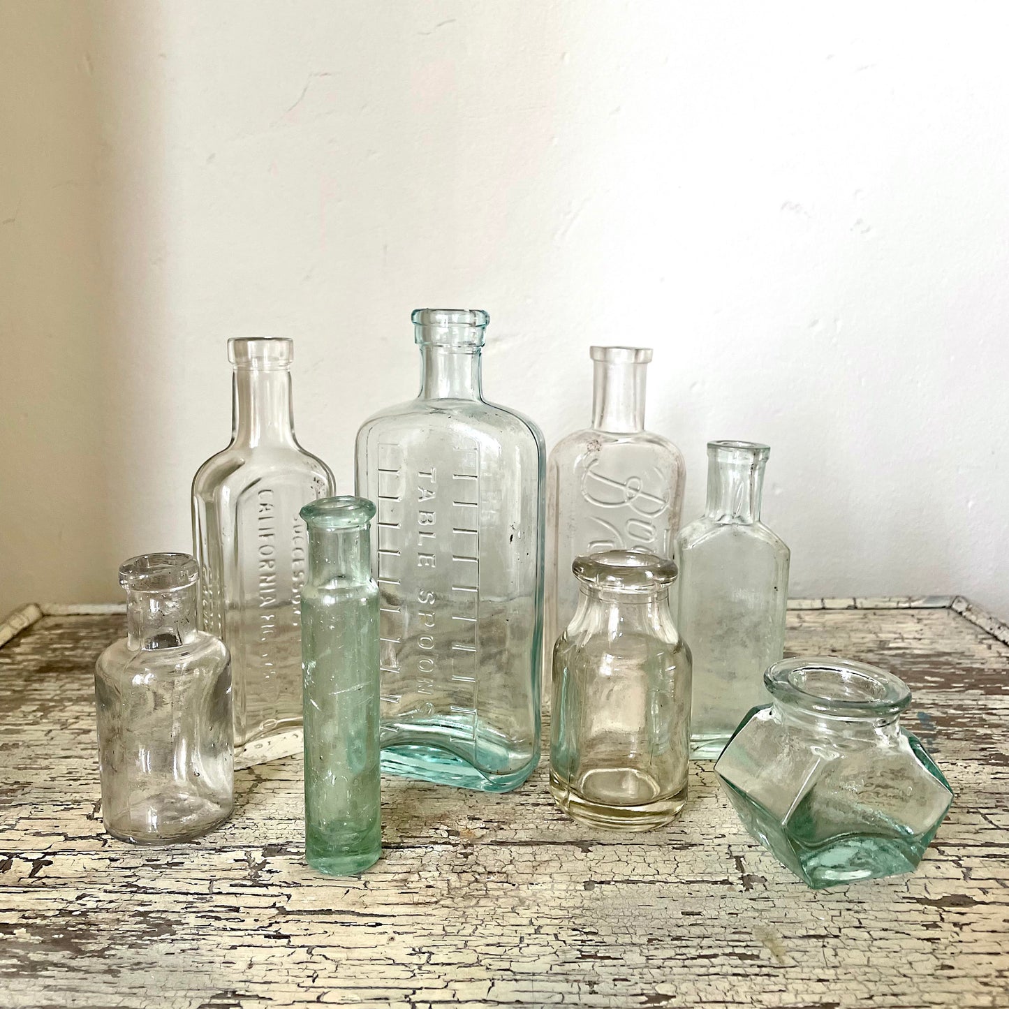 Vintage Glass Dug Bottles