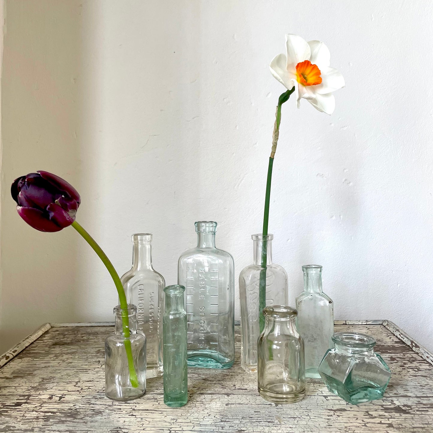 Vintage Glass Dug Bottles