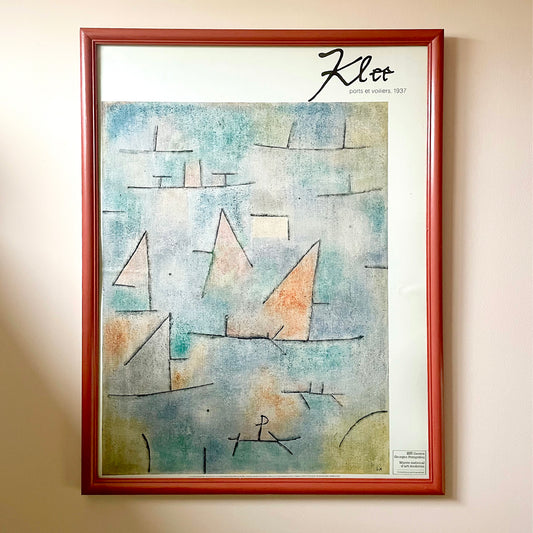 Vintage Paul Klee Exhibition Poster