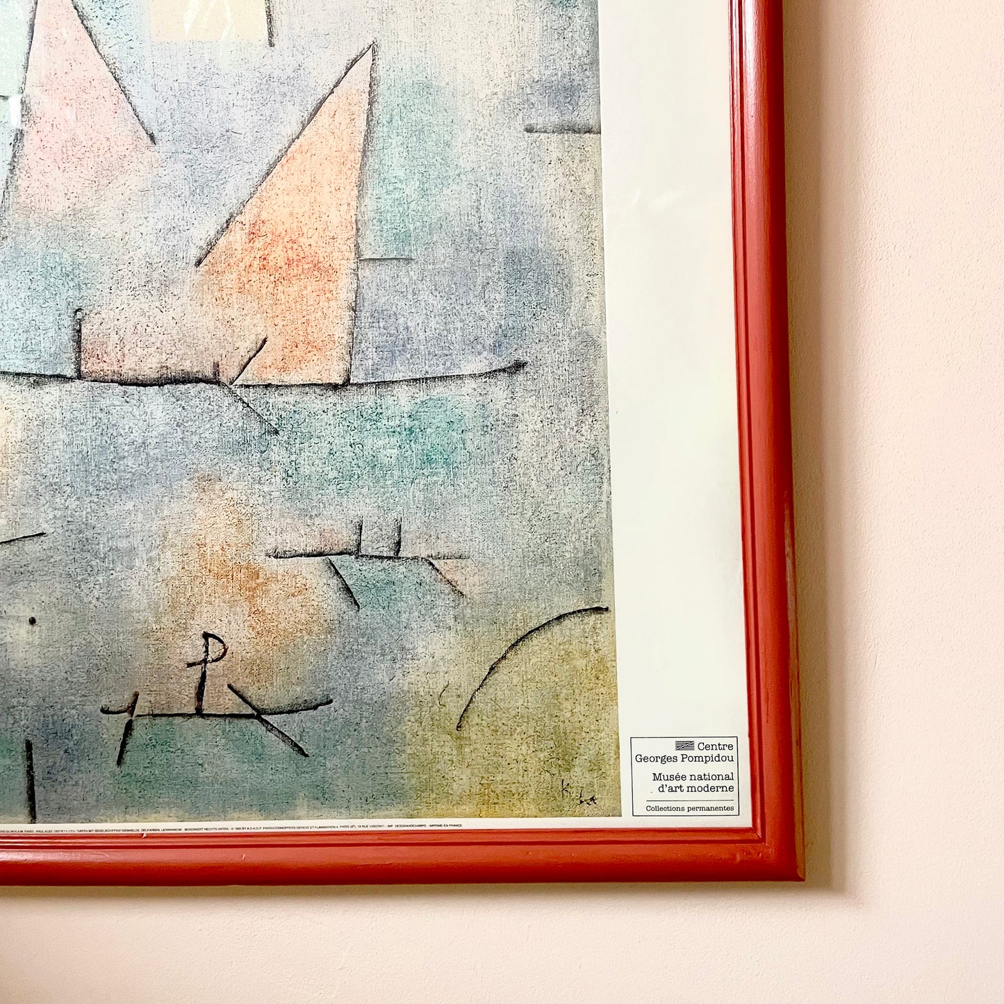 Vintage Paul Klee Exhibition Poster