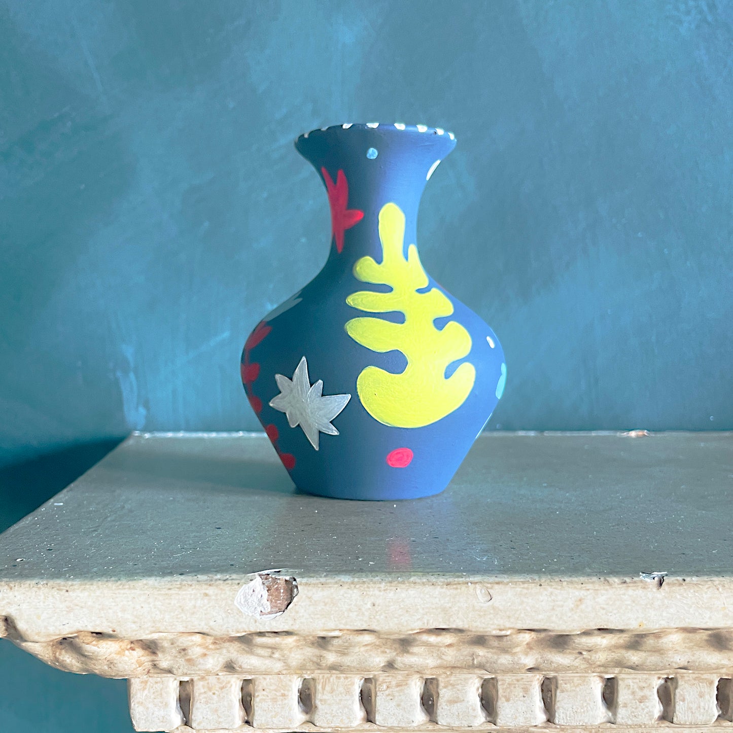 Abstract Leaves Vase