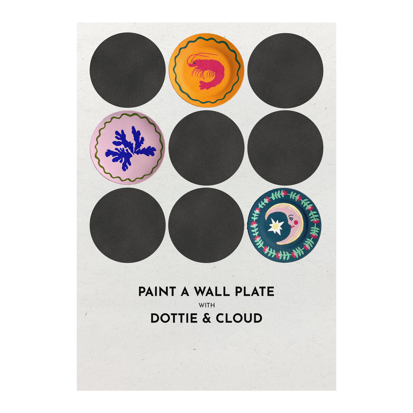 Paint a Wall Plate with Dottie & Cloud