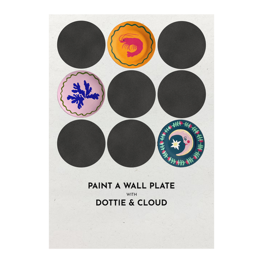 Paint a Wall Plate with Dottie & Cloud