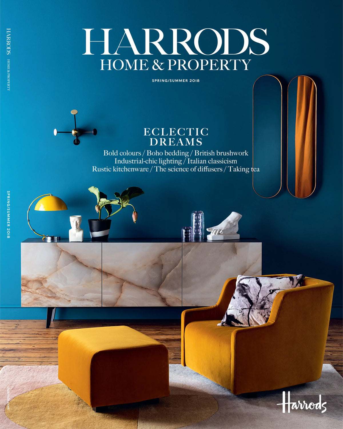 Interior styling and set design by Ida Jacobsson-Wells for Harrods Home & Property, Spring/Summer